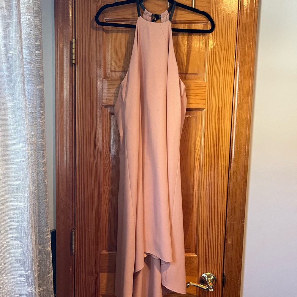 ✨Hyfve Hyfve Hyfve Dresses | Peach Dress High Neck Low Back Dress SZ L